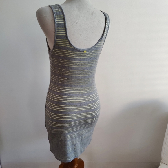 Guess Tank Dress / Gray & Neon Yellow / Medium - Picture 5 of 6